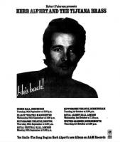 Herb Alpert & the Tijuana Brass Britain tour dates ad