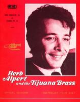 Herb Alpert & the Tijuana Brass Tour Book