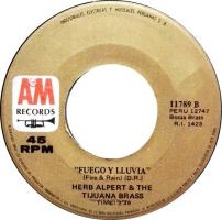 Herb Alpert & the Tijuana Brass: Last Tango In Paris Peru 7-inch