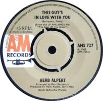 Herb Alpert & the Tijuana Brass: This Guy's In Love With You Britain 7-inch