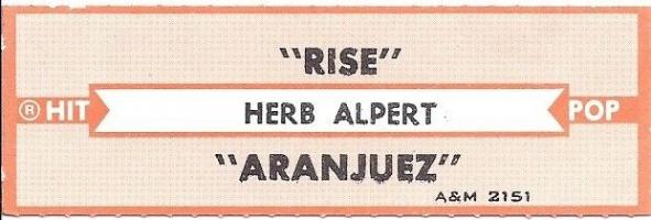 Herb Alpert Jukebox Strip
