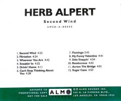 Herb Alpert: Second Wind US Promo CD album