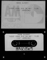 Herb Alpert: Keep Your Eye On Me Promo cassette single unreleased