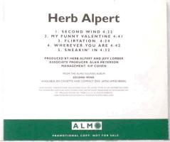 Herb Alpert: Second Wind promo CD single