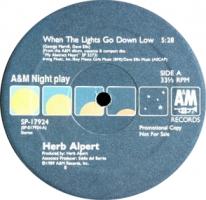 Herb Alpert Promo, Night Play Label