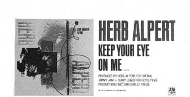 Herb Alpert: Keep Your Eye On Me US ad