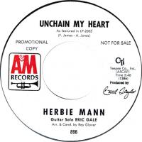 Herbie Mann: Unchain My Heart US promo 7-inch