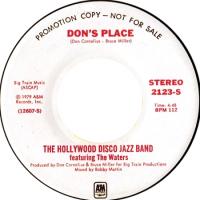 Hollywood Disco Jazz Band: Don's Place US Promo