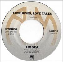 Hosea: Love Gives, Love Takes US 7-inch