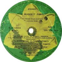 Huggett Family self-titled Canada vinyl album