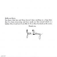 Jan Berry: Mother Earth/ US 7-inch insert