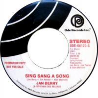 Jan Berry: Sing Sang a Song US promo 7-inch