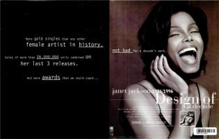 Janet Jackson: Design Of a Decade US ad