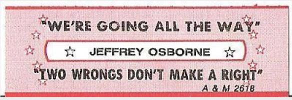 Jeffrey Osborne Jukebox Strip