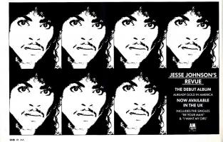 Jesse Johnson Revue self-titled Britain ad
