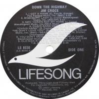 Jim Croce: Down the Highway Canada 7-inch