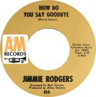Jimmie Rodgers: How Do You Say Goodbye US 7-inch