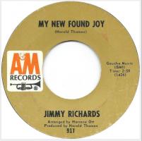Jimmy Richards: My New Found Joy US 7-inch
