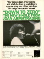 Joan Armatrading: Down to Zero US ad