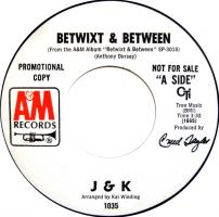 Kai Winding & J.J. Johnson: Betwixt & Between US Promo 7-inch