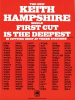 Keith Hampshire: The First Cut Is the Deepest US ad