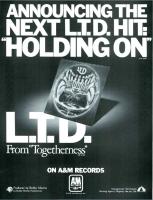 L.T.D.: Holding On (When Love Is Gone US ad