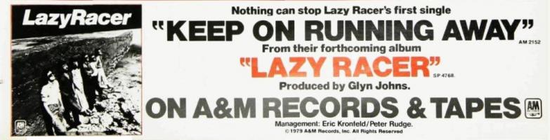 Lazy Racer Advert