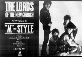 Lords of the New Church Advert