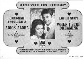 Lucille Starr: When I Stop Dreaming US ad