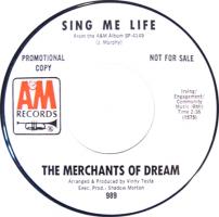 Merchants of Dream: Sing Me Life US Promo 7-inch