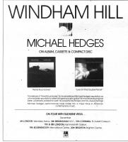 Michael Hedges Advert