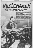 Nils Lofgren: Night After Night Britain ad