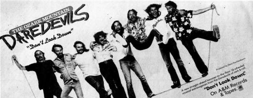Ozark Mountain Daredevils: Don't Look Down US ad