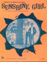 Parade: Sunshine Girl US Sheet Music