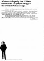 Paul Williams: Waking Up Alone US Ad