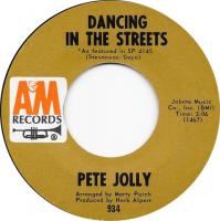 Pete Jolly: Dancing In the Streets US 7-inch
