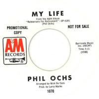 Phil Ochs: My Life US promo 7-inch