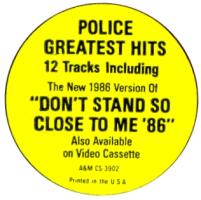 Police Sticker, Cassette