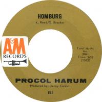 Procol Harum: Homburg US 7-inch