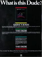 Quincy Jones: The Dude US ad