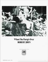 Robert John: When the Party Is Over US Ad