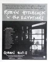 Robyn Hitchcock & the Egyptians Advert