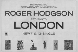 Roger Hodgson Advert