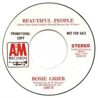 Rosey Grier: Beautiful PeopleUS Promo 7-inch
