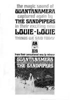Sandpipers: Louie, Louie US ad