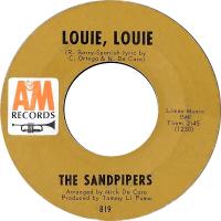 Sandpipers: Louie, Louie US 7-inch