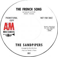 Sandpipers: The French Song US promo 7-inch