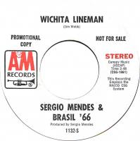 Sergio Mendes & Brasil '66: Wichita Lineman US promo 7-inch