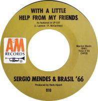 Sergio Mendes & Brasil '66: With a Little Help From My Friends US 7-inch