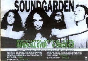 Soundgarden: Hands All Over Britain ad